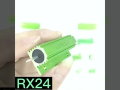Résistant à enroulement par câble en aluminium vert RX24