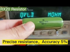 RX20 Résistant à enroulement par fil de tube en céramique d'émail vitré