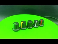 Poignée en plastique A9 6 mm, capuchon de poignée de potentiomètre (2)