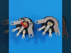 RV12 12 mm film linéaire de carbone potentiomètre rotatif avec commutateur