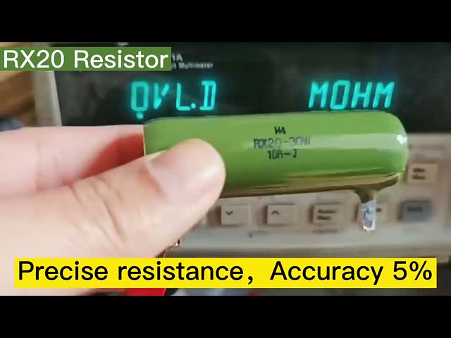 BONENS RX20 Résistant en céramique vitrée 10W-200W Puissance avec une tolérance de 5% et un coefficient de température de 200PPM/°C