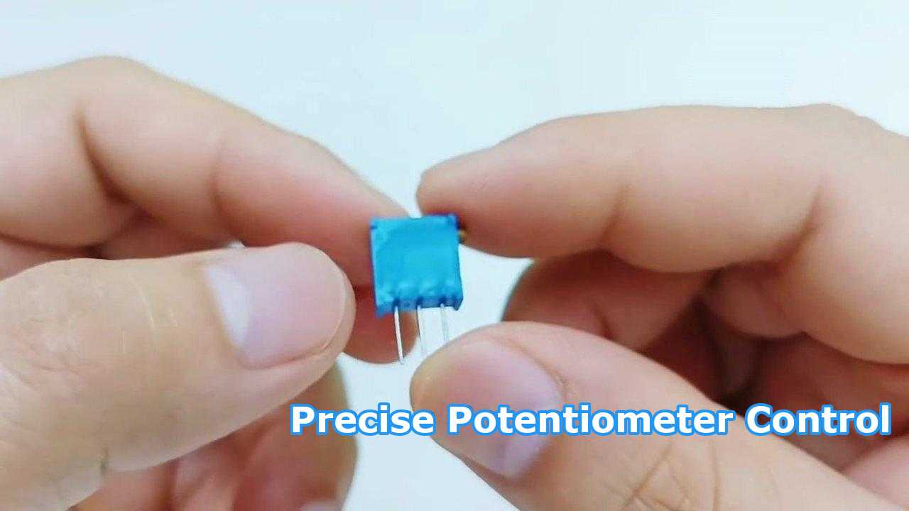 Potentiomètre trimmer multi-tours BONENS 3296W avec plage de 10Ω~5MΩ, technologie cermet, tolérance ±10%